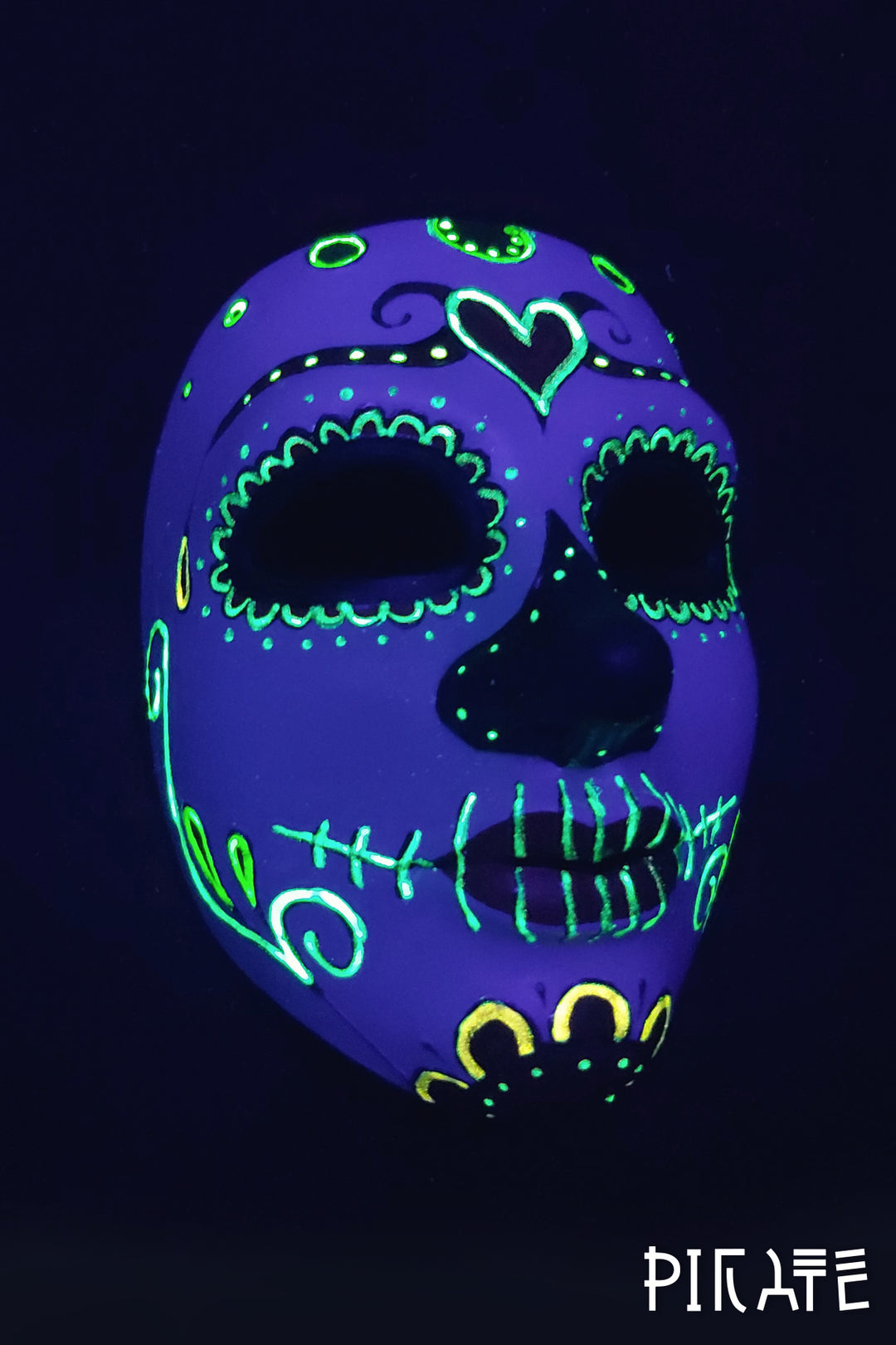 Day of the dead Femme - Glow in the dark