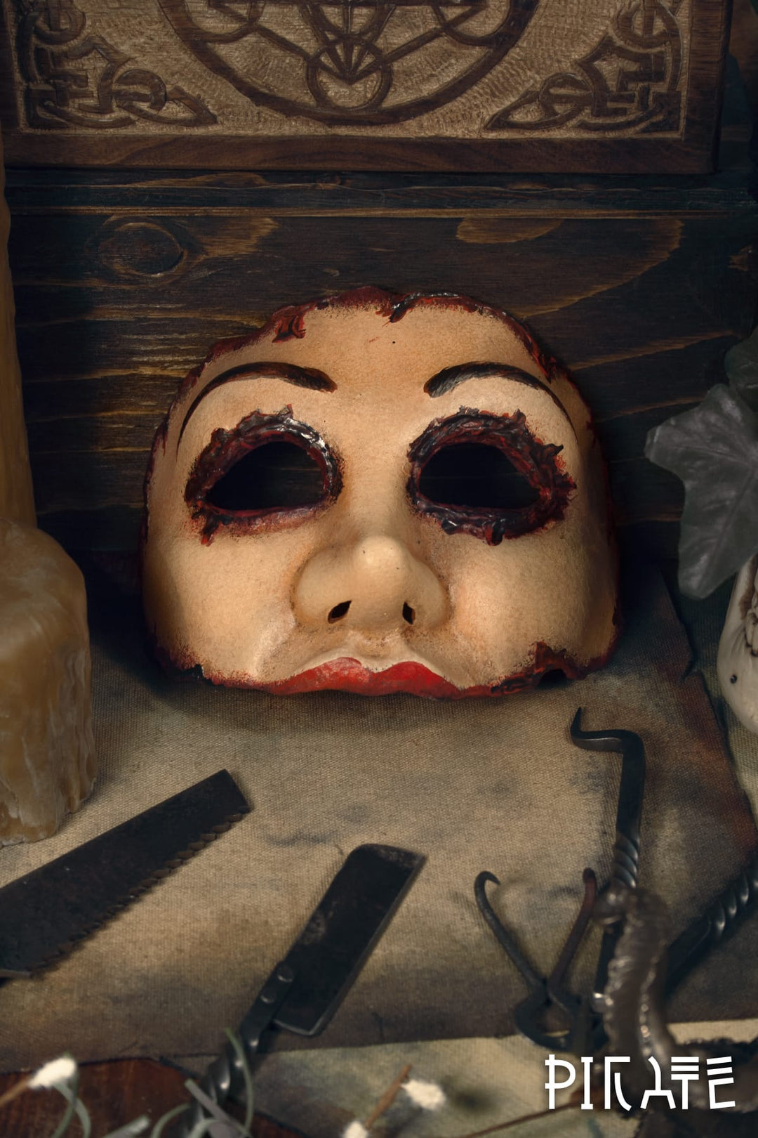 Masque Masque Écorchée - Atelier Pirate