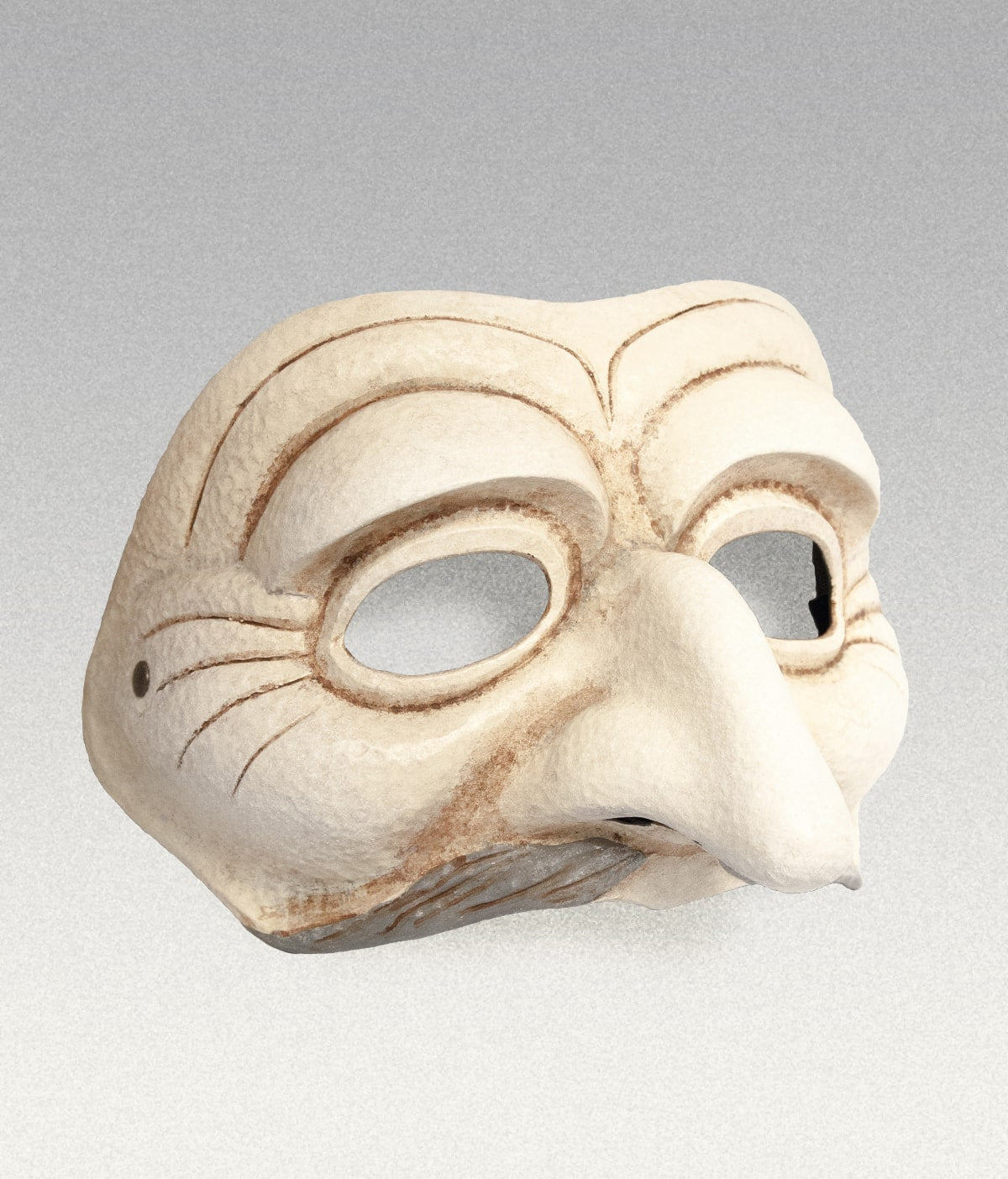 Pantalone Mustache Mask - Handmade Latex Theater Mask – Atelier Pirate